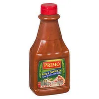 Primo - Basil & Garlic Pizza Sauce - Squeeze Bottle, 375 Millilitre