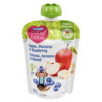 Personnelle - Baby Organic 6M+ APP/BN/BB Strained, 128 Millilitre