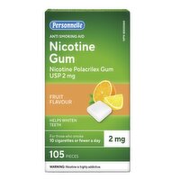 Personnelle - Fruit 2mg Nicotine Gum, 105 Each