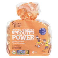 Silver Hills - Buns Hamburger Sprouted, 390 Gram