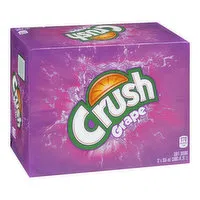 Crush - Grape Soft Drink, 12 Each