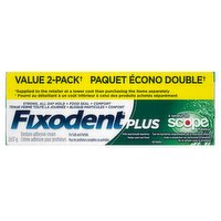 Fixodent - Fixodent Plus Scope twin pk, 2 Each