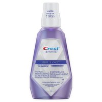 Crest - 3D White Brilliance Mouthwash - Clean Mint, 1 Litre