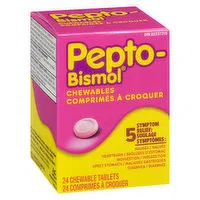 Pepto Bismol - Original Chewable Tablet, 24 Each