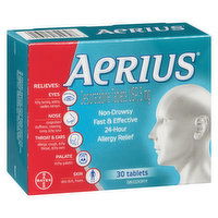 Aerius - Allergy 24 Hour - Non Drowsy, 30 Each