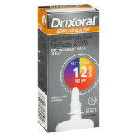 Drixoral - Decongestant Nasal Spray 12 Hour, 30 Millilitre