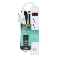 Shopro - 4-Outlet Power Bar, 1 Each