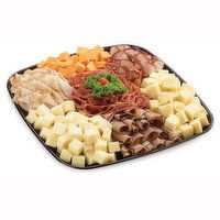 Meat and Cheese - (cubed or sliced) Platter Tray - Large Serves 24-34, 1 Each