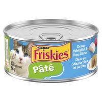 Purina - Friskies Pate, Ocean Whitefish & Tuna Dinner, Wet Cat Food, 156 Gram