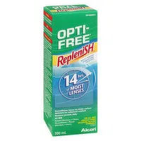 Opti Free - Replenish Multi Purpose Contact Lens Solution, 300 Millilitre