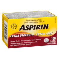 Bayer - Aspirin Extra Strength 500mg, 100 Each