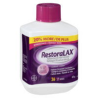 RestoraLAX - Powder Bonus 36 Doses, 612 Gram