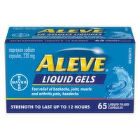 Aleve - Liquid Gels 220mg, 65 Each