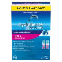 hydraSense - Ultra Gel Eye Drops - Twin Pack, 2 Each