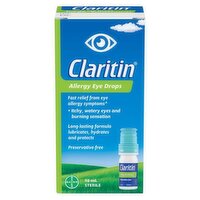 Claritin - Allergy Relief Eye Drops, 10 Millilitre