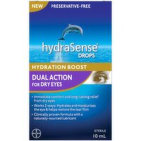 Hydrasense - Hydrasense Dual Action Eye Drops, 10 Millilitre