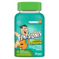 Flintstones - Multi+ Probiotic Gummies, 50 Each