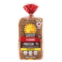 Country Harvest - 14 Grains + 12g Protein Bread, 600 Gram