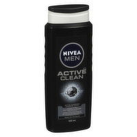 Nivea - Men Active Clean Shower Gel, 500 Millilitre