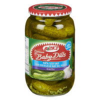 Bick's - Garlic Baby Dill Pickles 50% Less Salt, 1 Litre