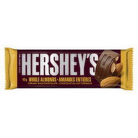 Hershey's - Whole Almonds Creamy Milk Chocolate Bar, 43 Gram