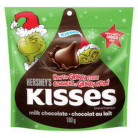 Hershey - Kisses Grinch Milk Chocolate, 180 Gram