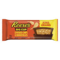 Hershey - Peanut Butter Cups Stuffed with Potato Chips King Size, 73 Gram