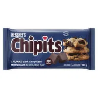 Hershey - Chipits Dark Chocolate Chunk, 200 Gram