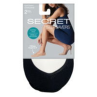 Secret - StepSavers Low V Shape Foot Covers 2 pair Black, 1 Each