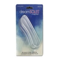 Dream Soles - Gel Back Clear Heel Cushion, 3 Each