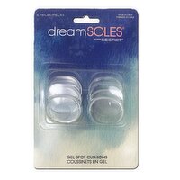 Dreamsoles - Gel Spot Dot Cushion - Clear, 3 Each