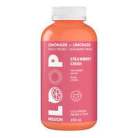 Loop - Strawberry Crush Lemonade, 355 Millilitre