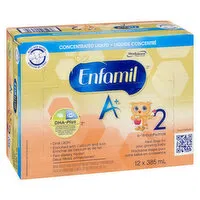 Enfamil A+ - Infant Formula 2 Concentrated Liquid, 12 Each