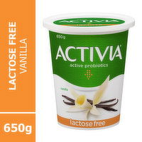 Activia - Lactose Free Yogurt Vanilla 2.9% M.F., 650 Gram