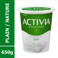 Activia - Probiotic Yogurt - Plain, 650 Gram