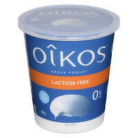 Oikos - Greek Yogurt Lactose Free Plain 0% M.F., 750 Gram