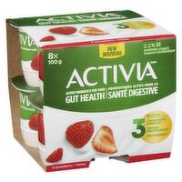Activia - Probiotic Yogurt Strawberry 2.2% M.F., 8 Each