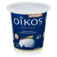 OIKOS - Extra Creamy High Protein French Vanilla Yogurt 4 % M.F., 650 Gram