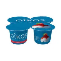 Oikos - Strawberry Greek Yogurt 2% M.F., 4 Each