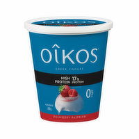 Oikos - Greek Yogurt  High Protein 0% M.F. Strawberry Raspberry