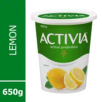 Activia - Probiotic Yogurt Lemon, 650 Gram