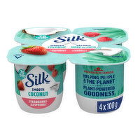 Silk - Coconut Plant-based Yogurt, Strawberry-Raspberry, 400 Gram