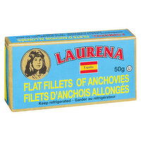 Laurena - Flat Fillets of Anchovies, 50 Gram