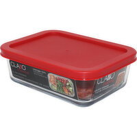 CLARO - Rectangular Container Red L .9, 1 Each