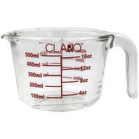 CLARO - Glass 2 Cup Measuring Cup, 1 Each