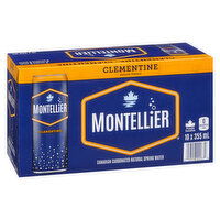 Montellier - Carbonated Water Clementine, 10 Each