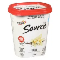 Yoplait - Source Vanilla Yogurt Tub, 630 Gram