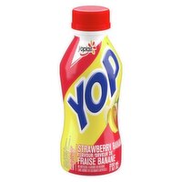 Yoplait - Yop, Strawberry Banana, 200 Millilitre