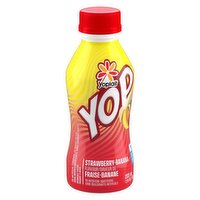 Yoplait - YOP Drinkable Yogurt - Strawberry-Banana, 200 Millilitre