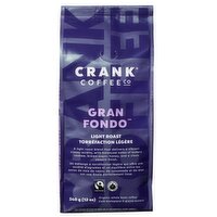 Crank Coffee - Gran Fondo Light Roast Whole Bean Organic, 340 Gram
